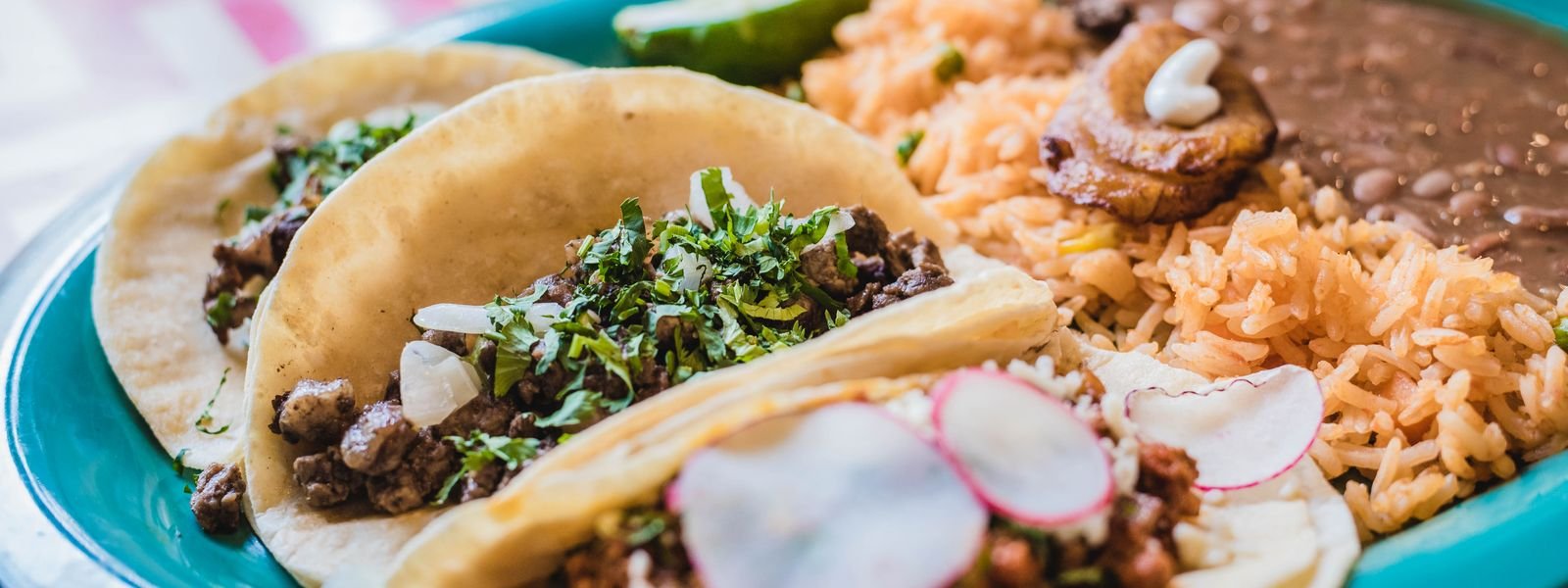 Tacos from the Taco Bell menu with fresh toppings